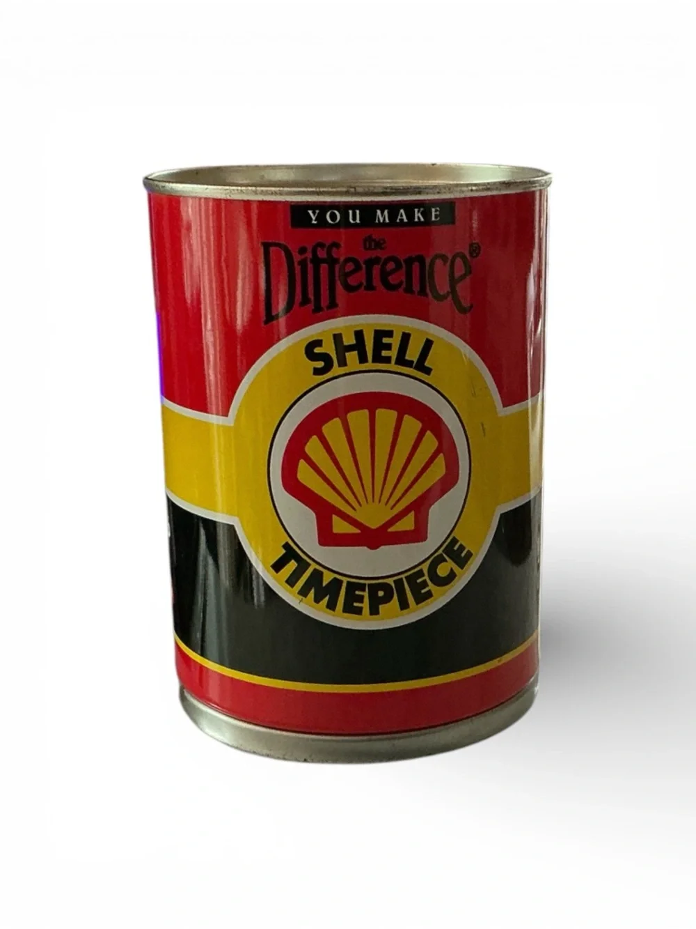 Vintage Shell Oil Collectible Fossil Watch New In Can Never Used
